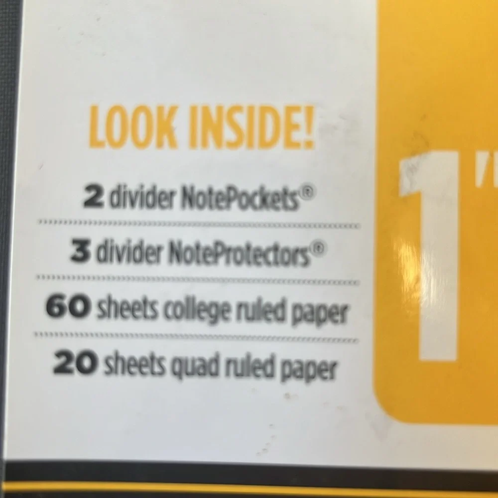 2- Five Star flex 1 inch Hybrid Notebinder